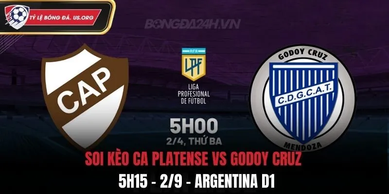 Soi Kèo CA Platense vs Godoy Cruz: 5h15 - 2/9 - Argentina D1